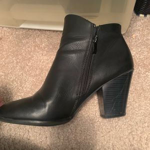 Black booties size 11